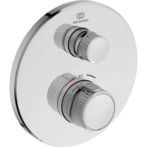 Ideal Standard Вграден смесител за душ Ideal Standard Ceratherm Navigo, гланциран хром, без тяло за вграждане (A7295AA)