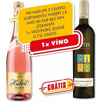 Hubert De Luxe Rose 7,5% 0,75 l