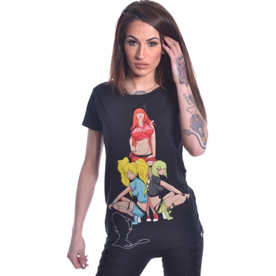 tričko Cupkake cult BAD GIRLS Čierna
