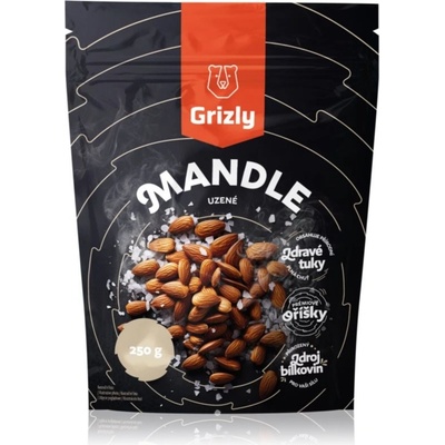 Grizly Mandle údené orechy údené 250 g