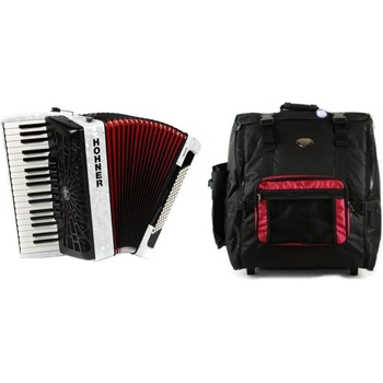 Hohner A16711 SET Пиано акордеон White (A16711-SET)