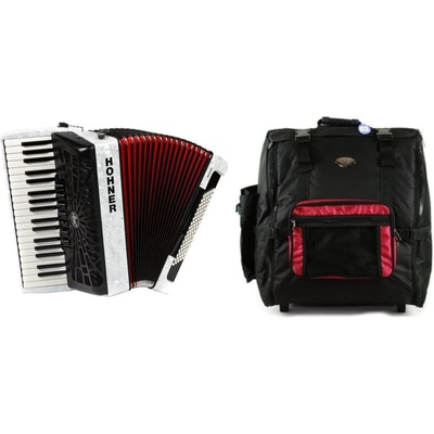 Hohner A16711 SET Пиано акордеон White (A16711-SET)