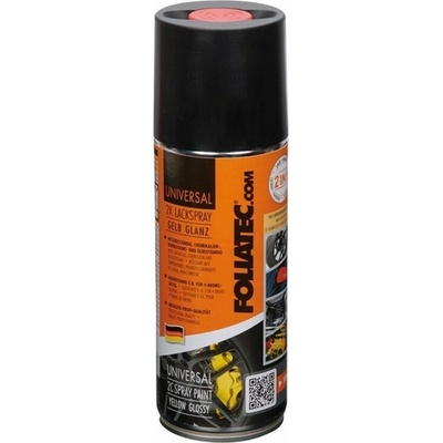 Foliatec dvousložková barva na brzdy ve spreji žlutá 400 ml