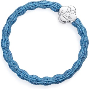 By Eloise London Metallic Silver Quatrefoil цвят Sky Blue