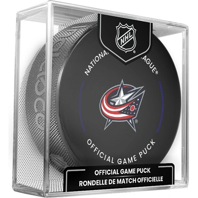 Inglasco Sherwood Puk Columbus Blue Jackets NHL Official Game Puck 2024-2025