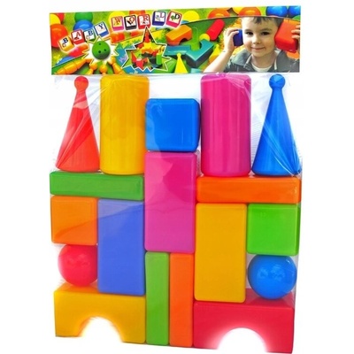Teddies kostky velké 18 ks v sáčku