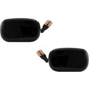 Carmart Диодни мигачи за калник за Toyota Avensis, Avensis Verso, Camry, Corolla, Celica, Carina, HiLux Picnic, Previa, Prius, Starlet, Yaris, Yaris Verso (1999-2007) - опушени с бягащ мигач