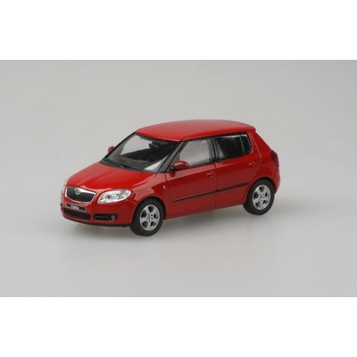 Abrex Škoda Fabia II 2006 Červená Corrida Uni 1:43