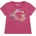 GUESS Цикламена тениска за бебе момиче със златисто G и цветя Guess