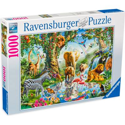 Ravensburger Пъзел Ravensburger от 1000 части - Приключения в Джунглата (19837)