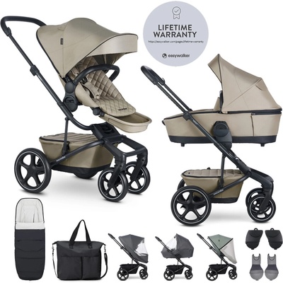 EASYWALKER Set XXL kombinovaný Harvey5 Premium Pearl Taupe s príslušenstvom 2020