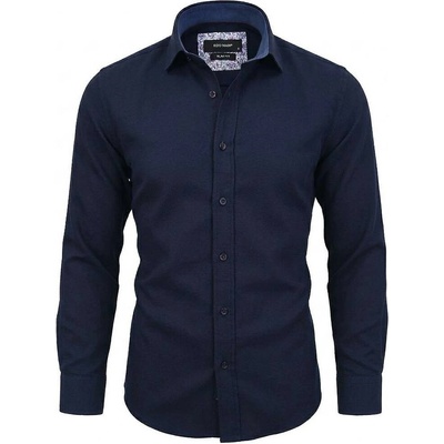 Ego man košile pánská slim fit tmavě modrá S0117-06