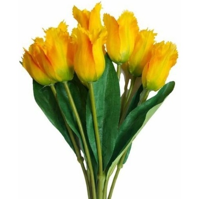 Umelá kytica tulipány žlté 44 cm