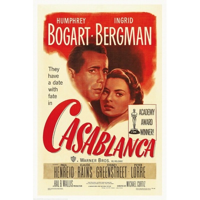 Plagát, Obraz - Casablanca (1942), 61 × 91.5 cm