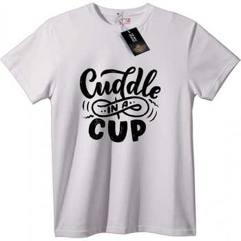 NOONEBRAND Тениска Прегръдка в чаша - 2XL, White