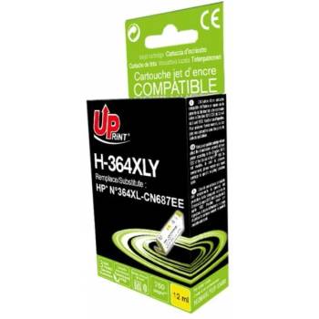 Image 1 of Compatible Мастилница UPRINT CN687 HP No364XL, Yellow (LF-INK-HP-CN687-UP)