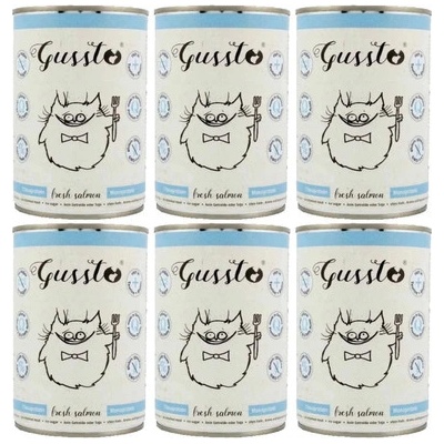 Gussto Cat Fresh Salmon 6 x 400 g