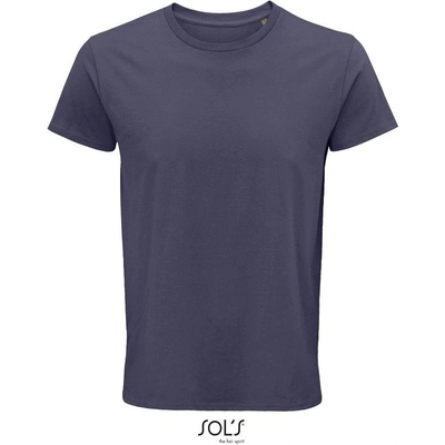 Sol's Crusader Men pánske tričko z bio bavlny sivé mouse