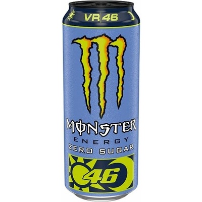 Monster Energy Valentino Rossi Zero Sugar sýtený energetický nápoj 500 ml