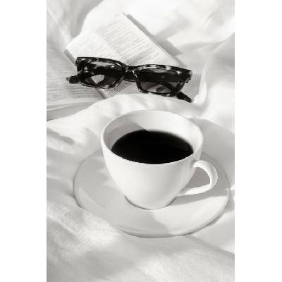 Plagát, Obraz - Morning Coffee and Reading, Pictufy Studio III, 26.7 × 40 cm