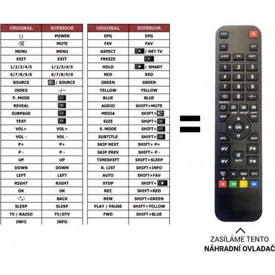 Telecomando Universale Di Ricambio Per TV HYUNDAI HY-TQL32R4-008