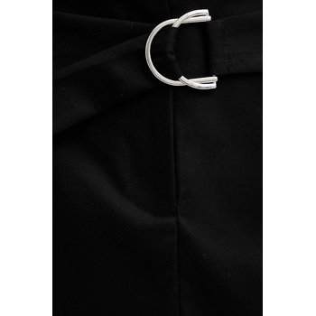 IRO Памучна пола-панталон iro дамска в черно с изчистен дизайн със стандартна талия wm30madim (wm30madim)