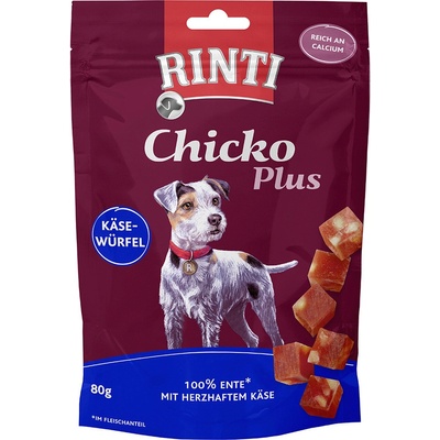 RINTI Chicko Plus kostky kachní a sýr 12 x 80 g
