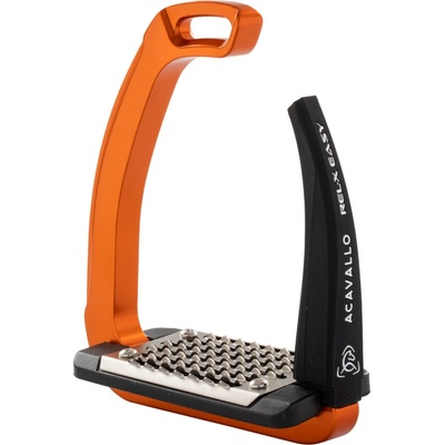 Acavallo Třmeny bezpečnostní Rel-X EASY orange 12,5 cm