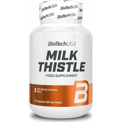 BioTechUSA Milk Thistle kapsuly na podporu funkcie pečene 60 kapsúl