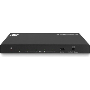ACT Hdmi Сплитер ac7832 4К hdmi сплитер, 1 вход. 4 hdmi изхода act (ewent-act-split-ac7832)