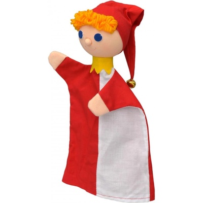 Moravská ústředna Brno Кукла за театър Moravska ustredna Brno - Шут със звънче, 27 cm (22227A)