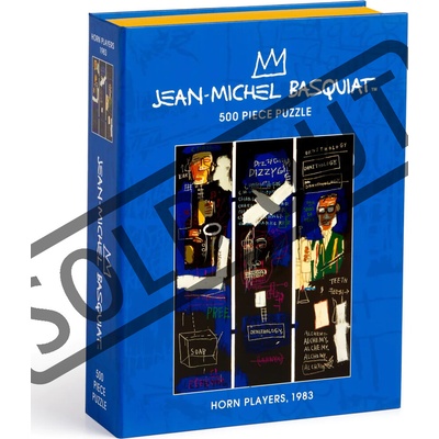 Galison Basquiat Horn Players Book 500 dielov