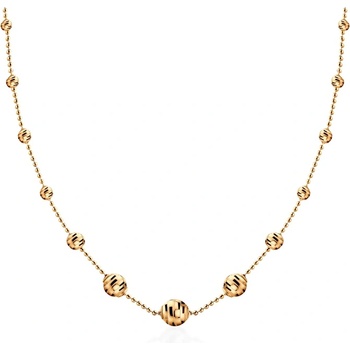 SAVICKI Колие с топчета Savicki: злато, 585