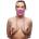 X Fun Bdsm Комплект за лице - топка за уста и щипки за зърна "joys whore pink