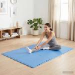 vidaXL Мокети 40 бр. Синьо 14, 4 м2 EVA Пяна (42040726)