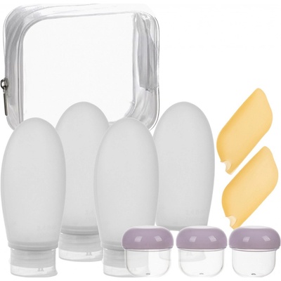 Trizand 24337 Cestovní set silikonových lahviček na kosmetiku 10 ks