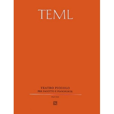Teatro piccolo pro fagot a klavír