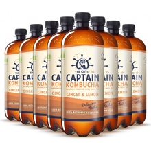 Captain Kombucha Ginger and Lemon 8 x 1 l