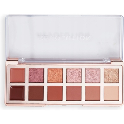 Makeup Revolution The Icon Palette paletka očních stínů The True Icon Bronze Palette 12x0.7 g – Zboží Dáma