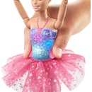 Bábiky Barbie Barbie svietiaca magická baletka s ružovou sukňou