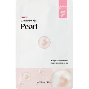 Etude House 0.2 Therapy Air Mask Pearl - Изсветляваща лист-маска 1бр. /20мл