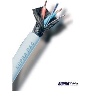 Supra Cables Supra Dac - Аналогов свързващ кабел с много ниска капацитет - 1 m (071883)