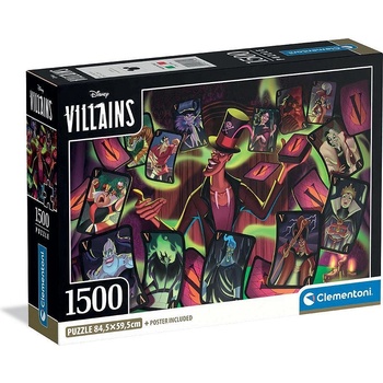 Clementoni 1500ч. Пъзел Disney Villains (1012351F)