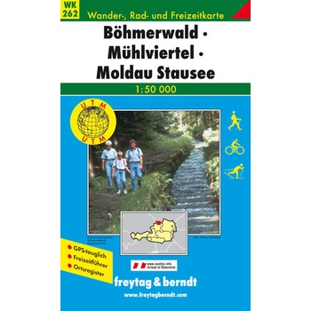 Turistická mapa Böhmerwald