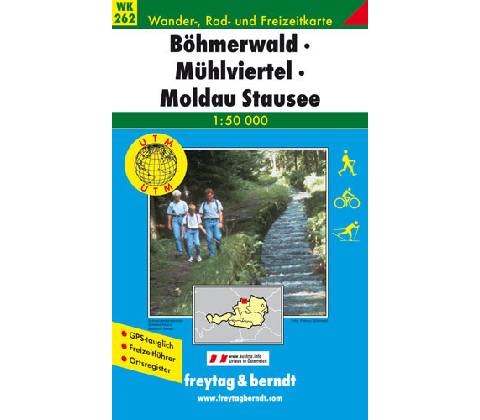 Turistická mapa Böhmerwald