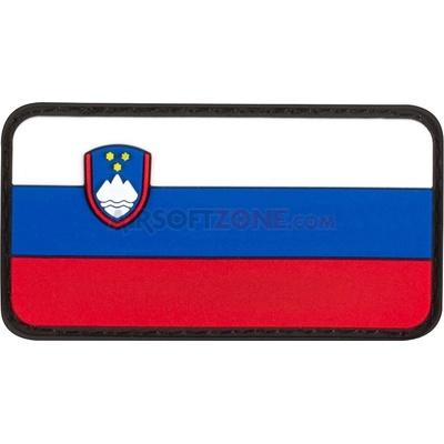 Gumová nášivka Jackets to Go vlajka Slovinsko - barevná