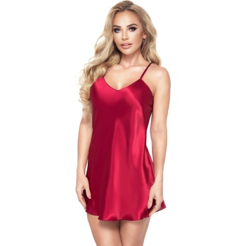 Irall Секси нощница Koszulka-Aria-II-Burgundowa-BurgundowyV-60314-Burgundowy - Син, размер S