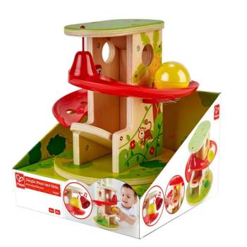 Image 1 of Hape - Дървена играчка Джунгла - Натисни и плъзни