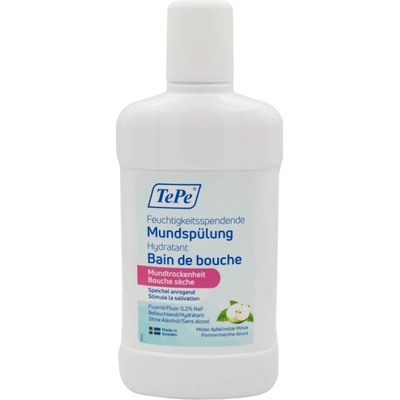 TePe Dry Mouth ústní voda pro suchá ústa máta/jablko 500 ml