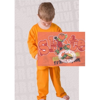 Chlapčenské pyžamo Skejťáka oranžová